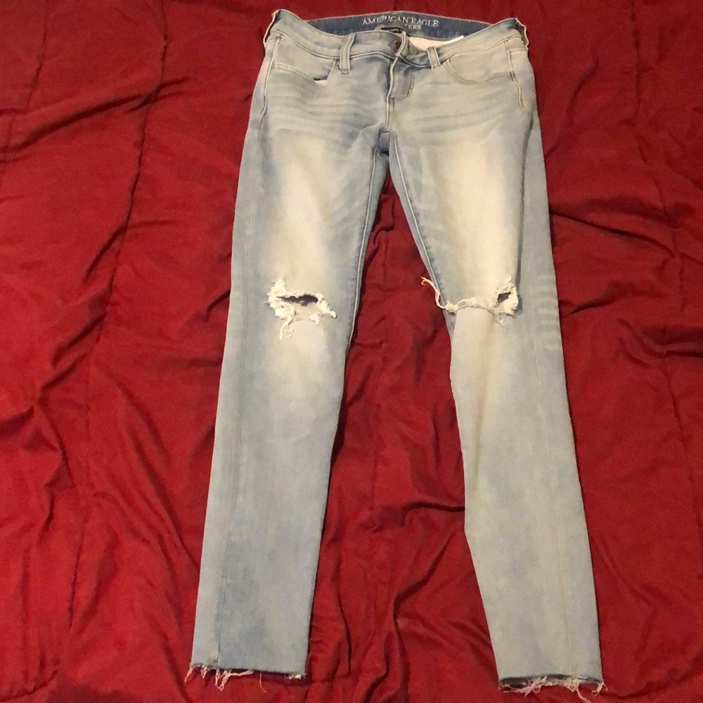AEO 360 super stretch super low jeggings